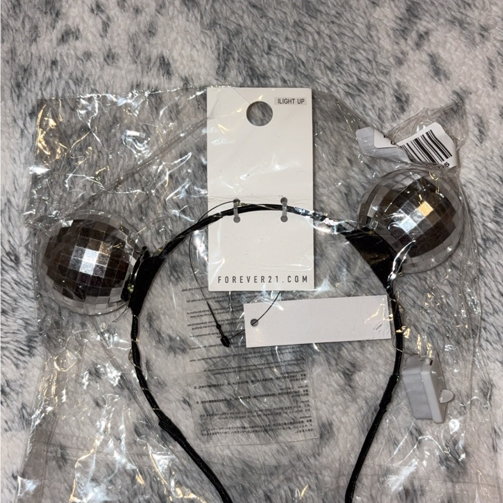 Forever 21 Silver Disco Ball Headband